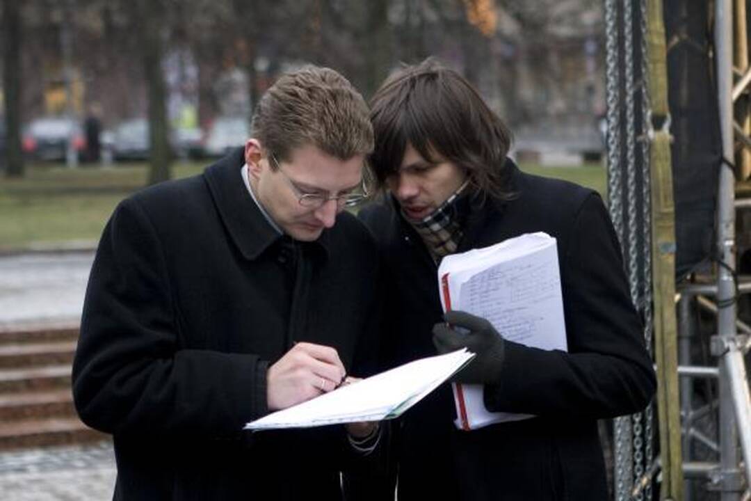 Atlikėjai protestą išreiškė dainomis