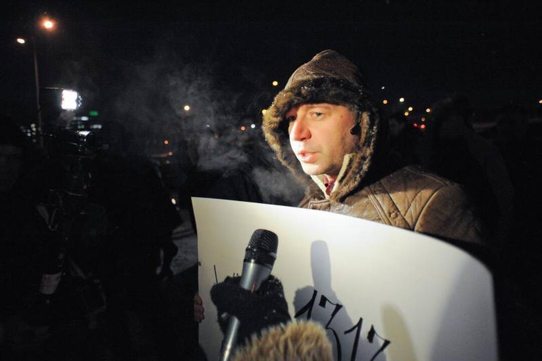 Policija baus protesto akcijoje dalyvavusius taksistus