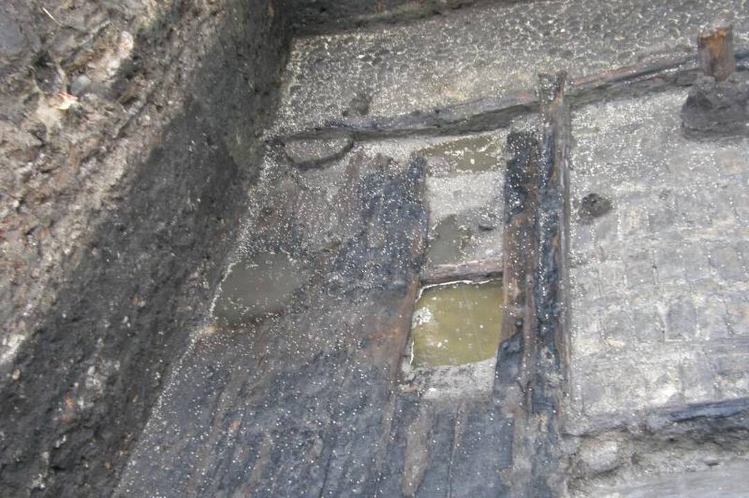 Bernardinų sode archeologai aptiko viduramžių Vilniaus kvartalą