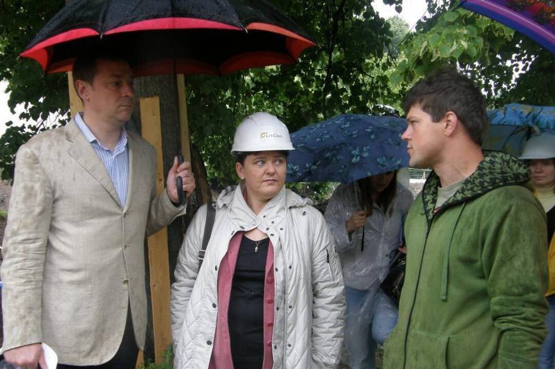 Bernardinų sode archeologai aptiko viduramžių Vilniaus kvartalą