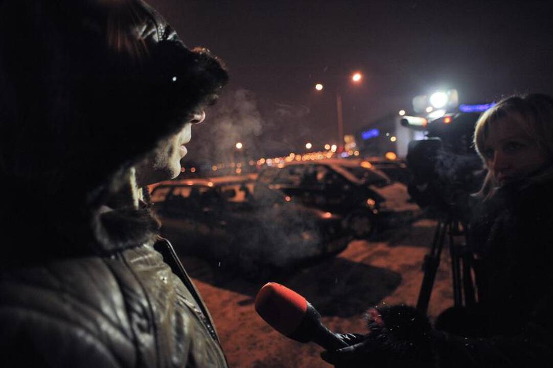 Policija baus protesto akcijoje dalyvavusius taksistus
