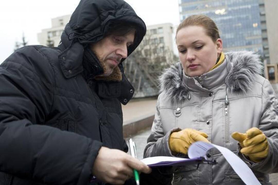 Atlikėjai protestą išreiškė dainomis