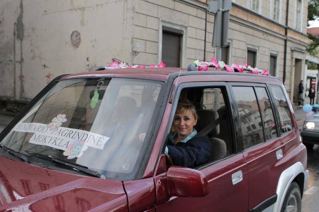 Klaipėdos moksleiviai rinkosi į Pirmąją pamoką