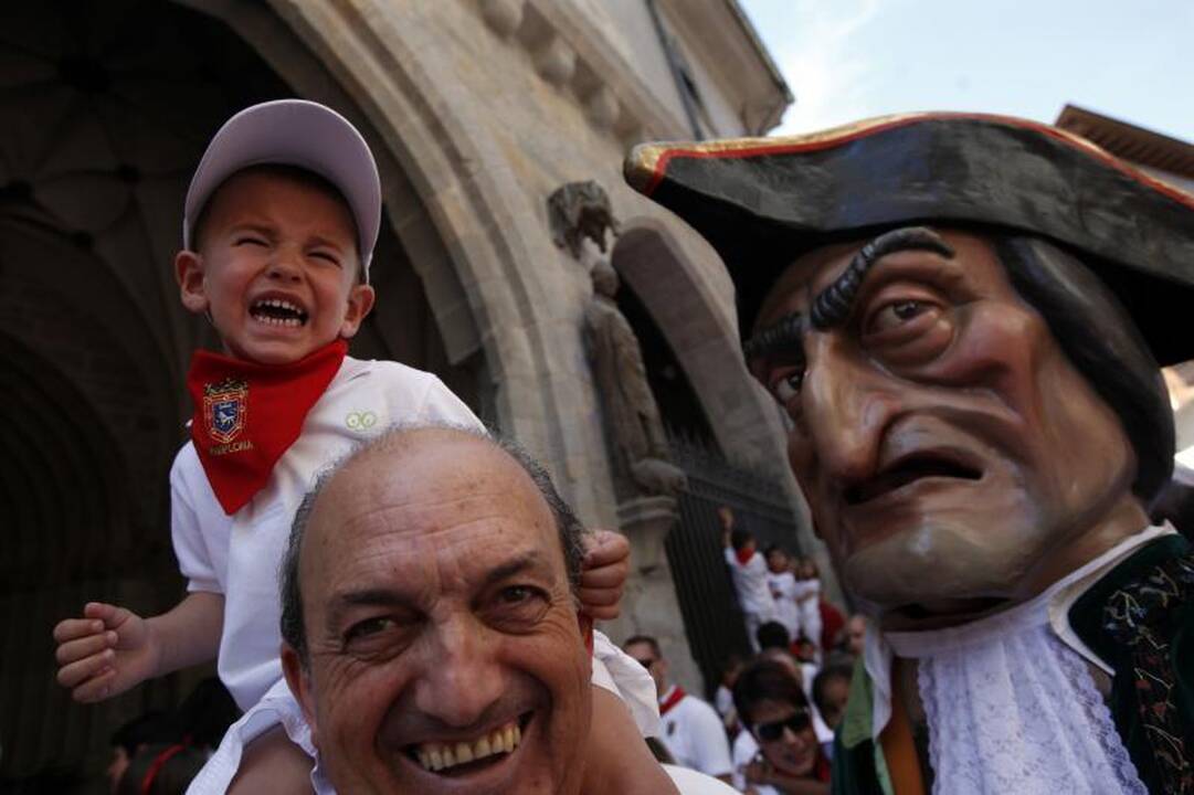 Pamplona: antrąją bulių bėgimo dieną subadytas australas 