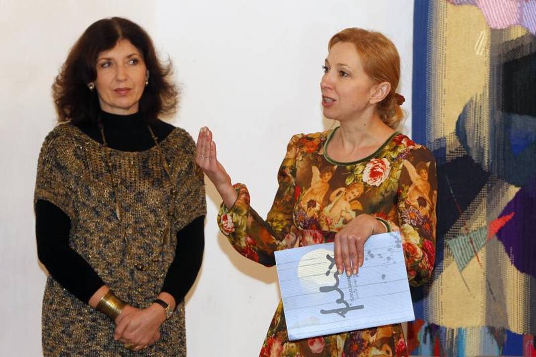 Parodą atidaręs tekstilininkas: „Visi mano darbai yra iš gamtos“