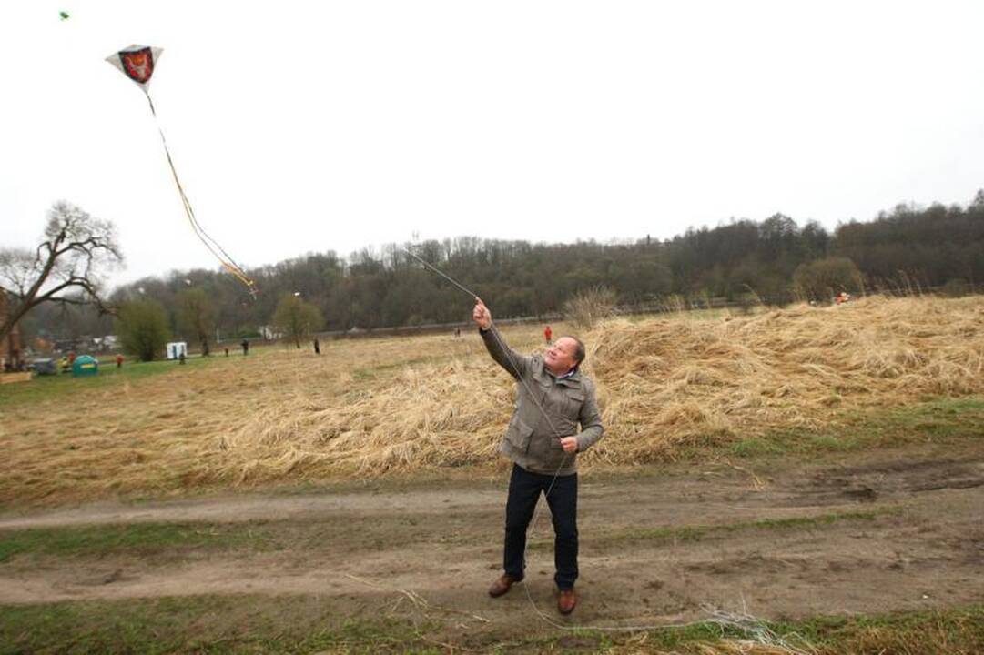 Blogas oras aitvarų šventės Zapyškyje nesužlugdė