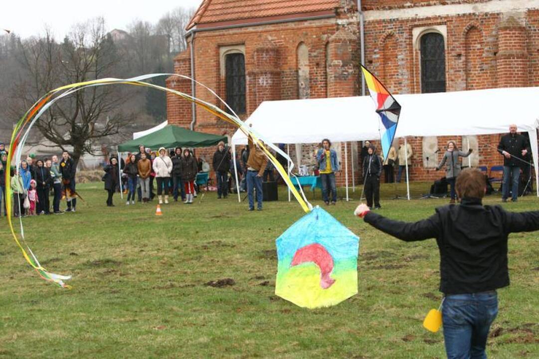 Blogas oras aitvarų šventės Zapyškyje nesužlugdė