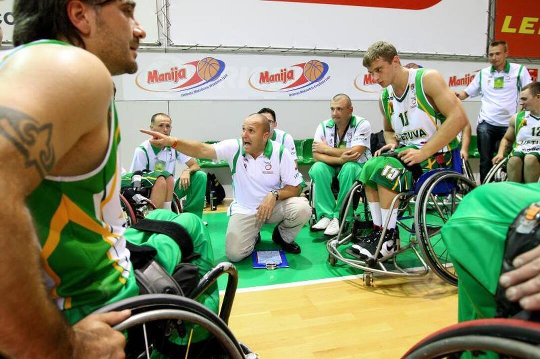 Lietuvos rinktinės pergalė Europos krepšinio vežimėliuose čempionate