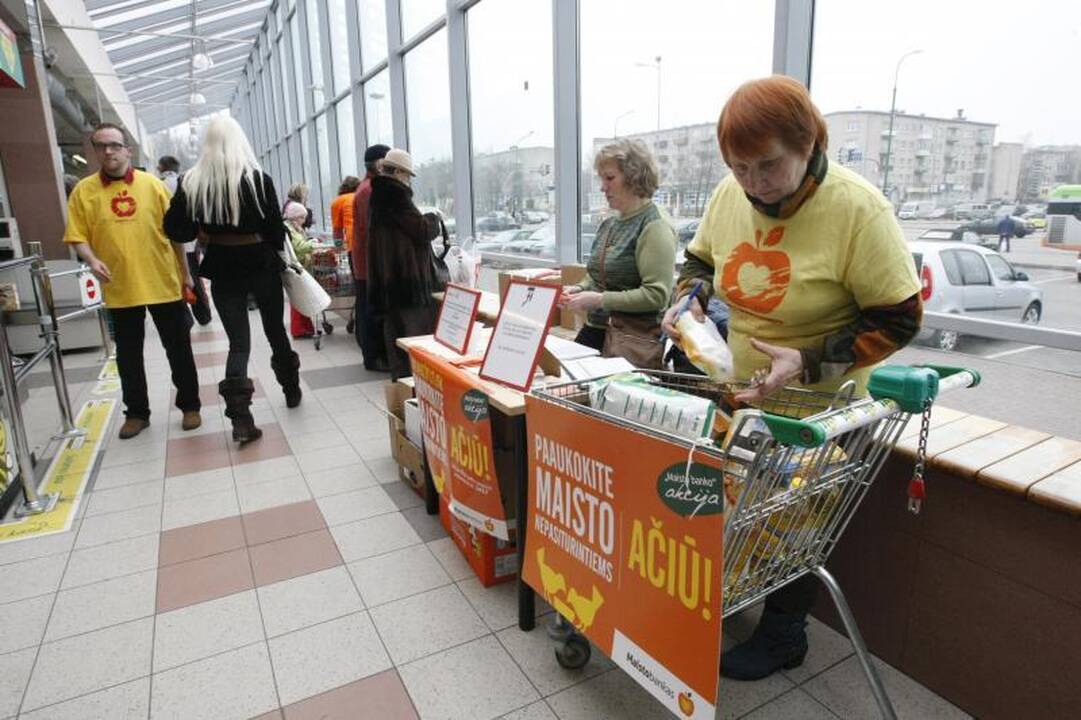 Klaipėdoje įsibėgėjo pavasarinė „Maisto banko" akcija