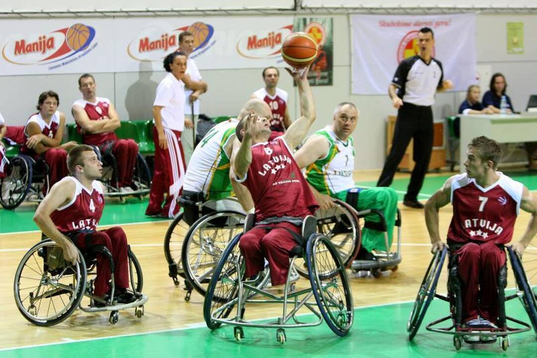 Lietuvos rinktinės pergalė Europos krepšinio vežimėliuose čempionate