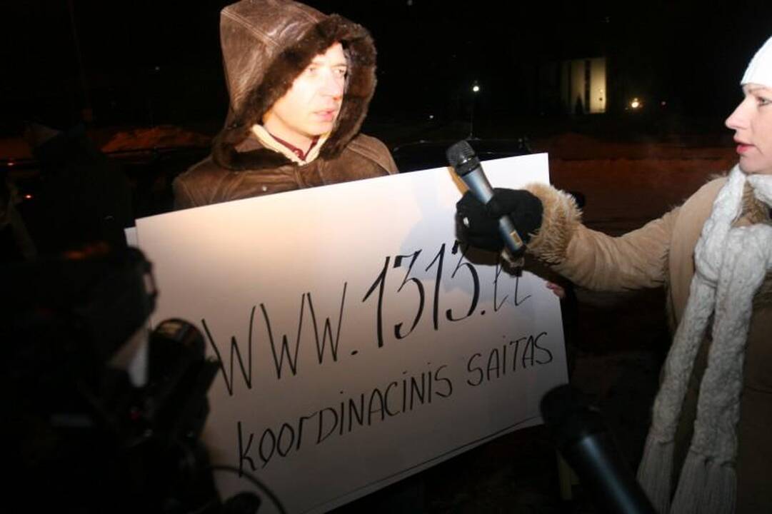 Policija baus protesto akcijoje dalyvavusius taksistus