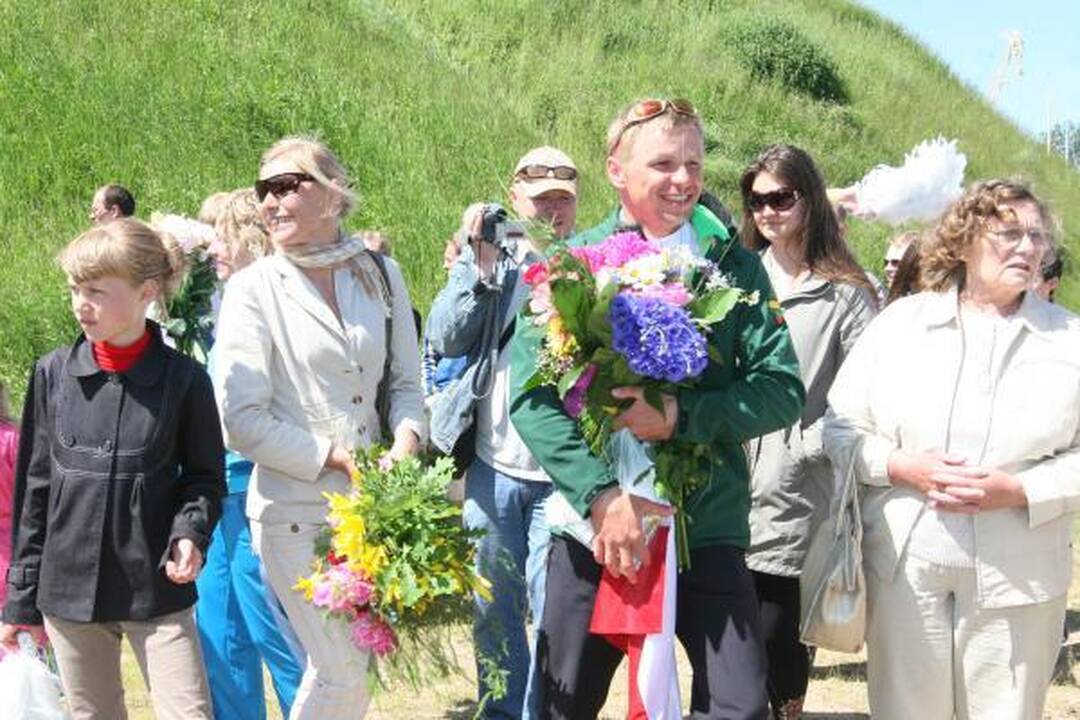 Baltijos jūrą baidarėmis perplaukę klaipėdiečiai grįžo namo
