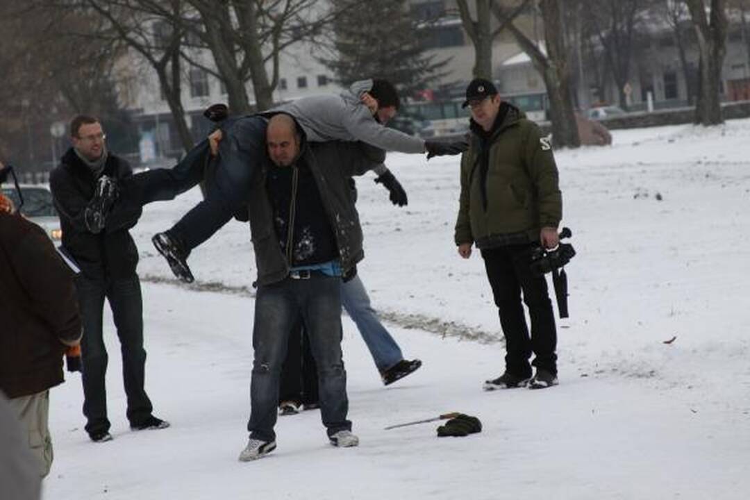Kauno vicemeras S.Buškevičius užuot dirbęs filmavosi komedijoje