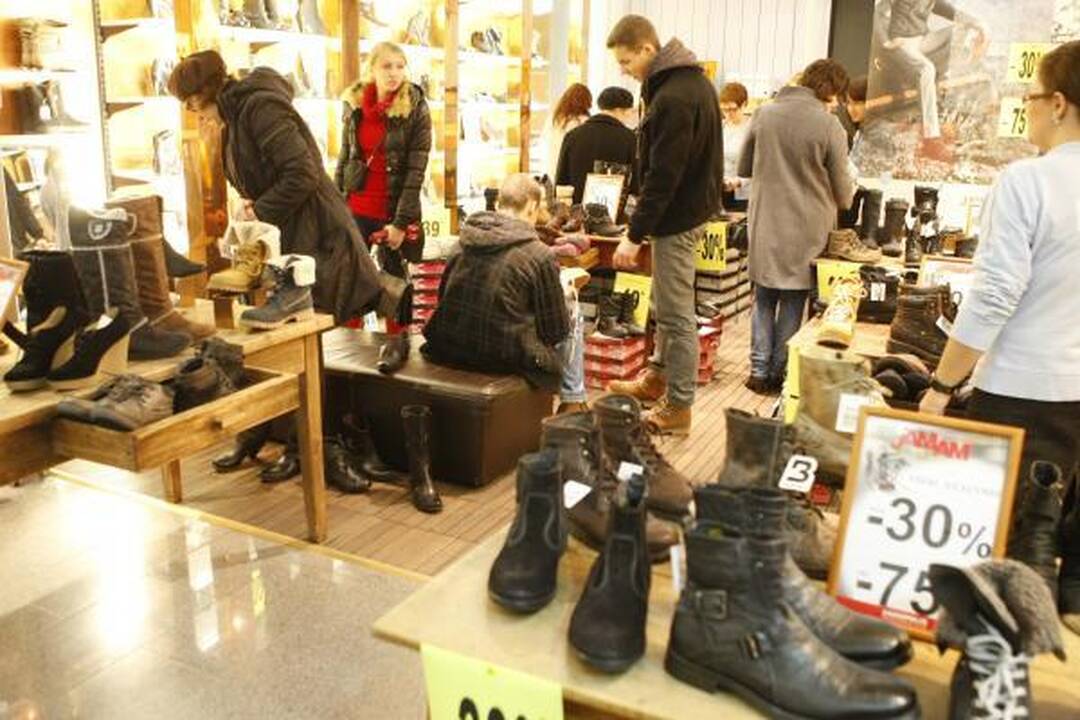 "Jamam": klaipėdiečiai "Akropolio" parduotuvėse tuštino lentynas
