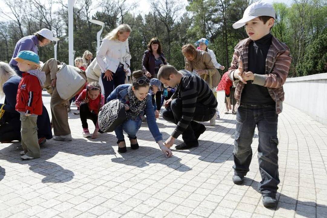 Palangoje šeštadienį gausiai lijo gintarais