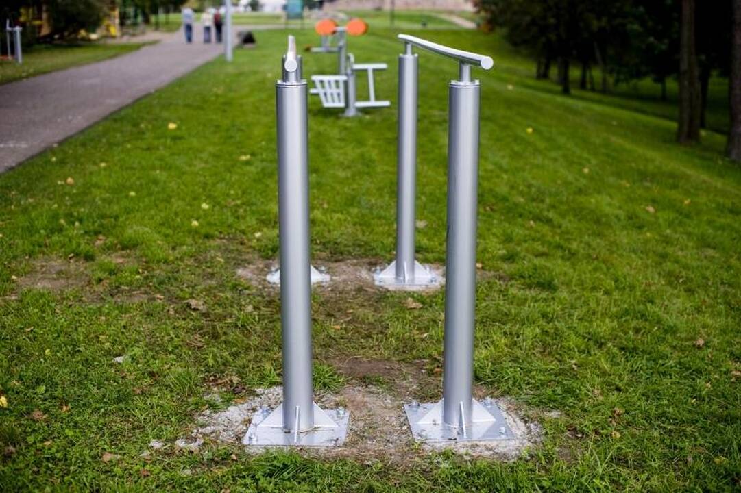 Treniruoklių bumas: jau galima sportuoti ir Santakos parke 