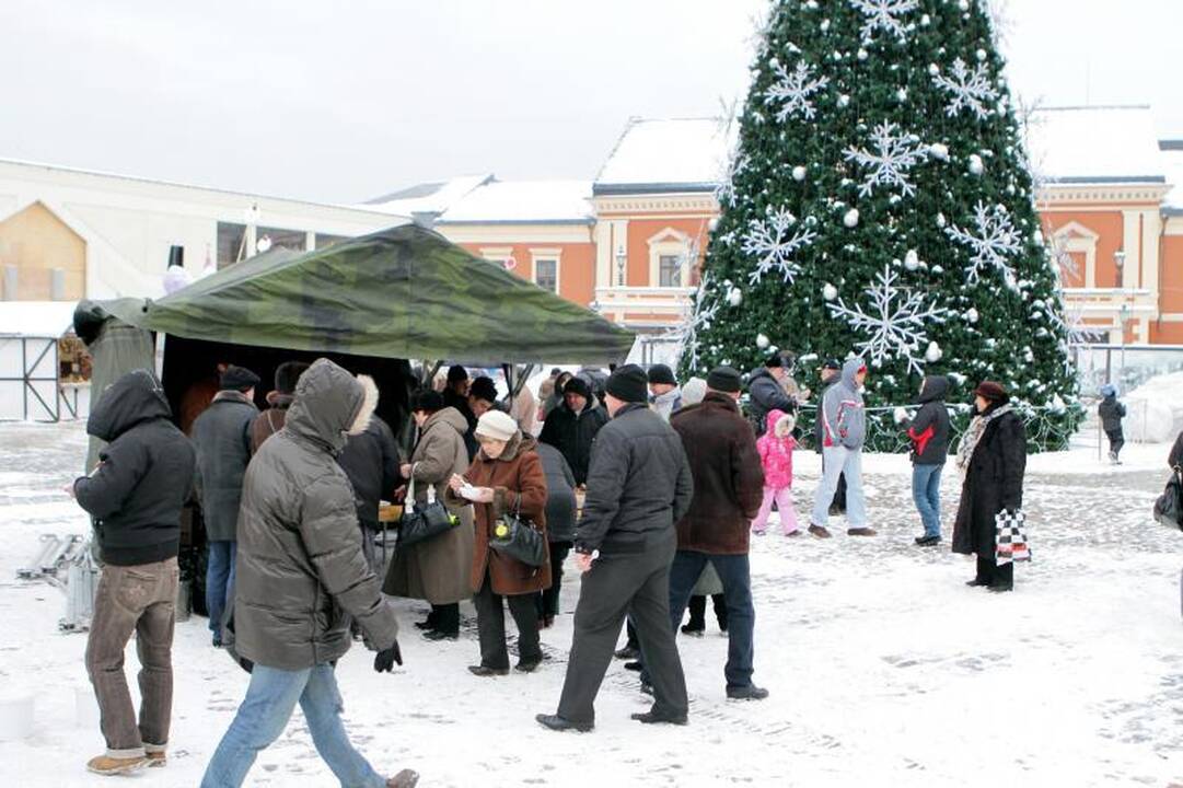 Pūga neatvėsino klaipėdiečių noro paskanauti žuvienės  