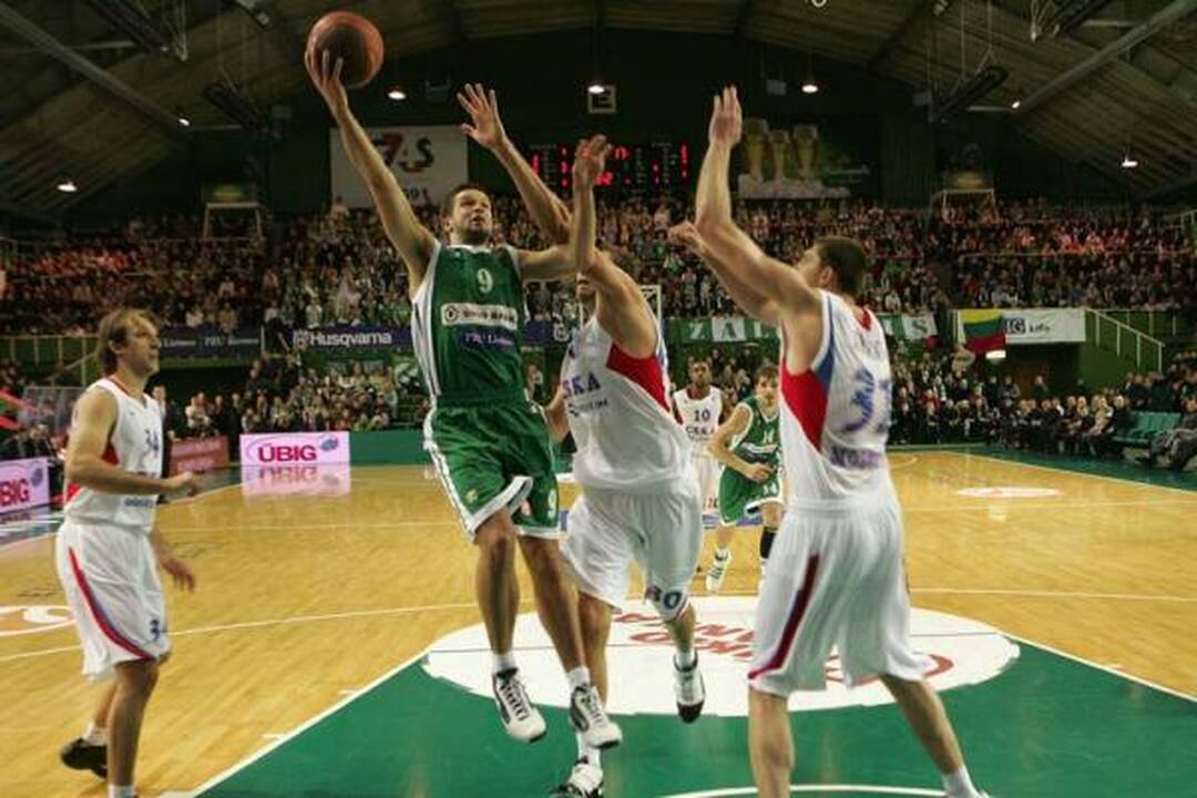 „Žalgiris“ - CSKA: dar viena nesėkmė 68:83 (papildyta)