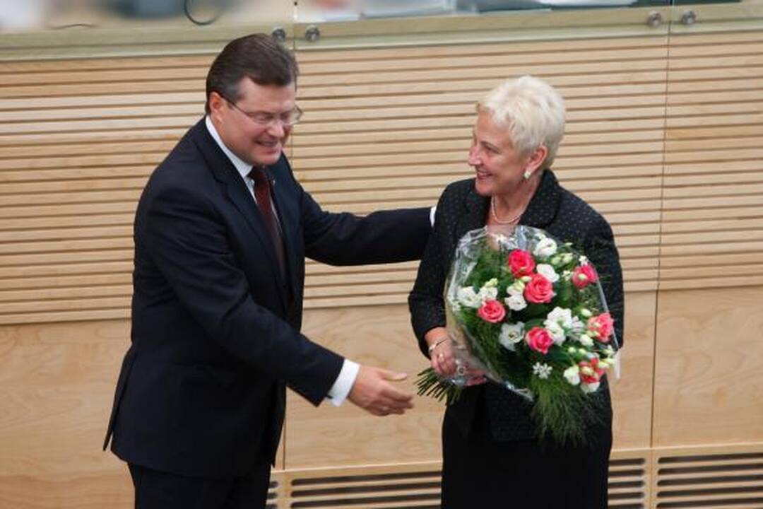 Pirmąkart Seimui vadovaus moteris