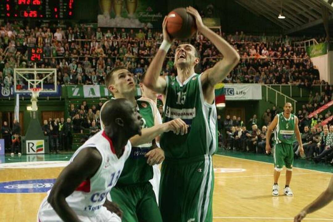 „Žalgiris“ - CSKA: dar viena nesėkmė 68:83 (papildyta)