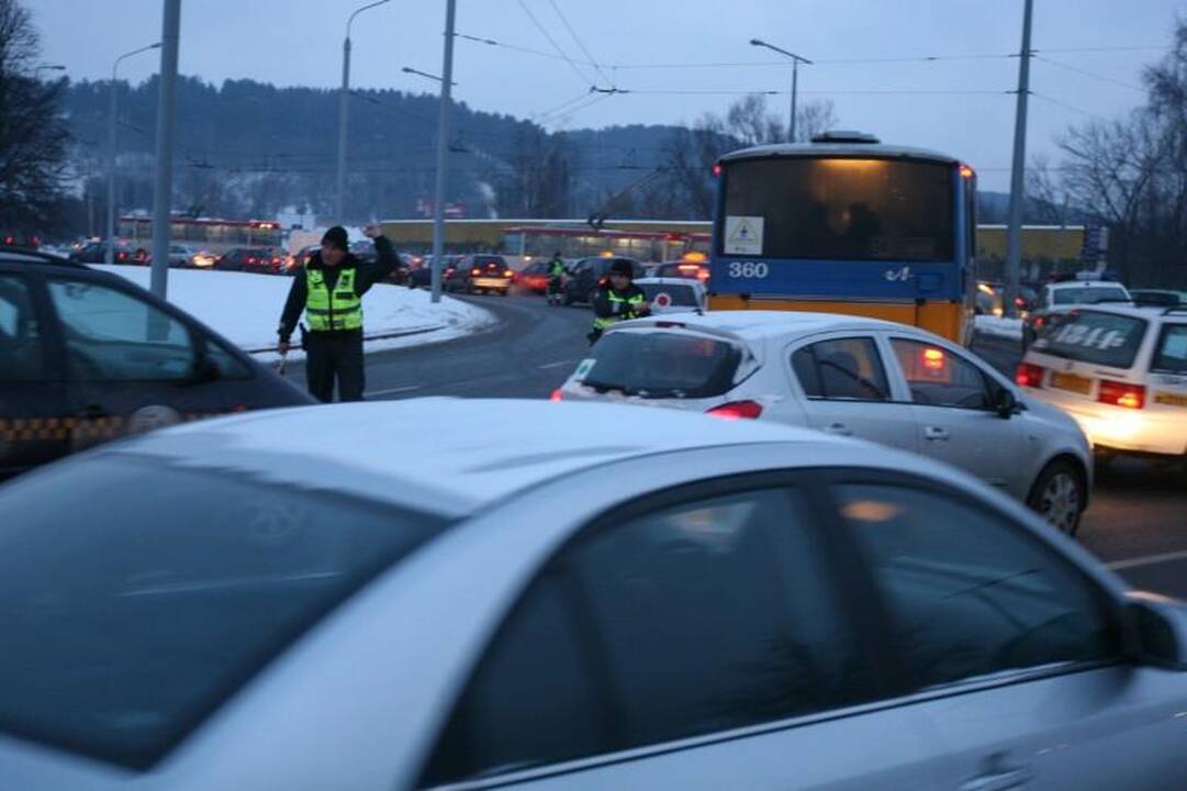 Policija baus protesto akcijoje dalyvavusius taksistus