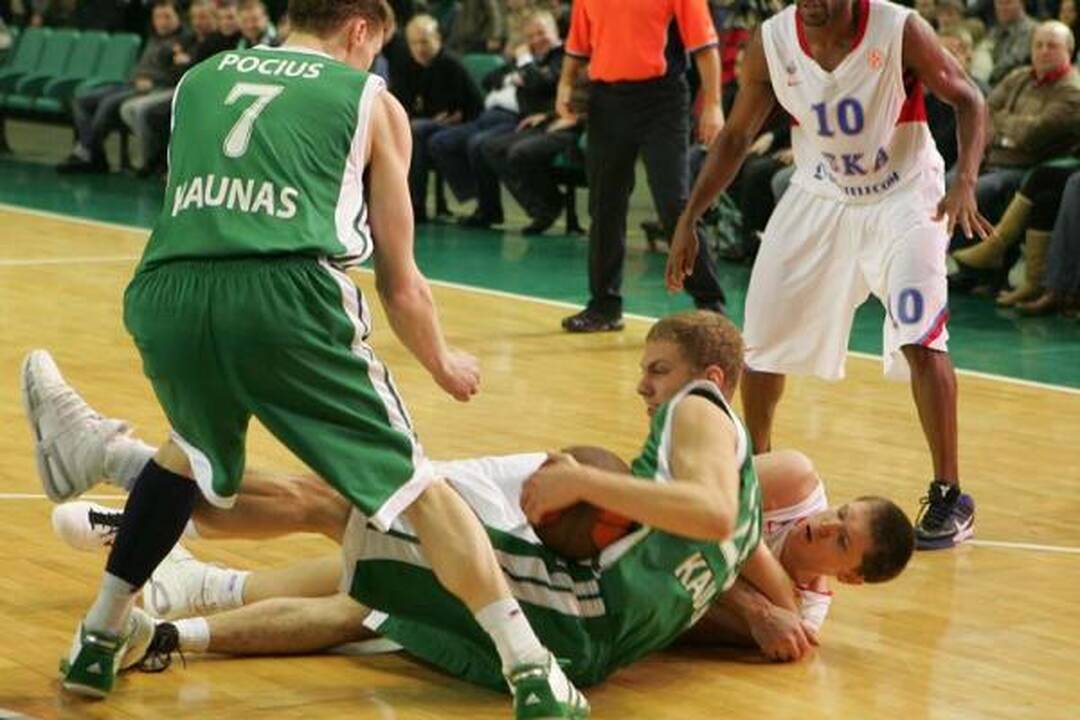 „Žalgiris“ - CSKA: dar viena nesėkmė 68:83 (papildyta)