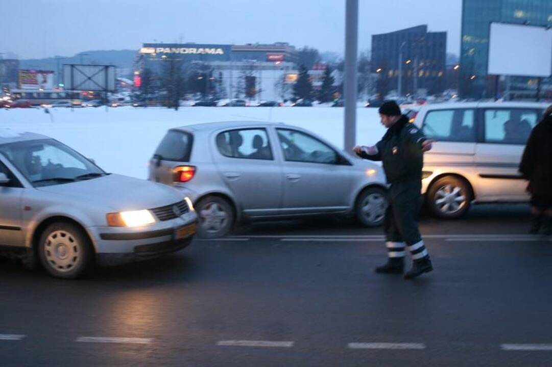Policija baus protesto akcijoje dalyvavusius taksistus