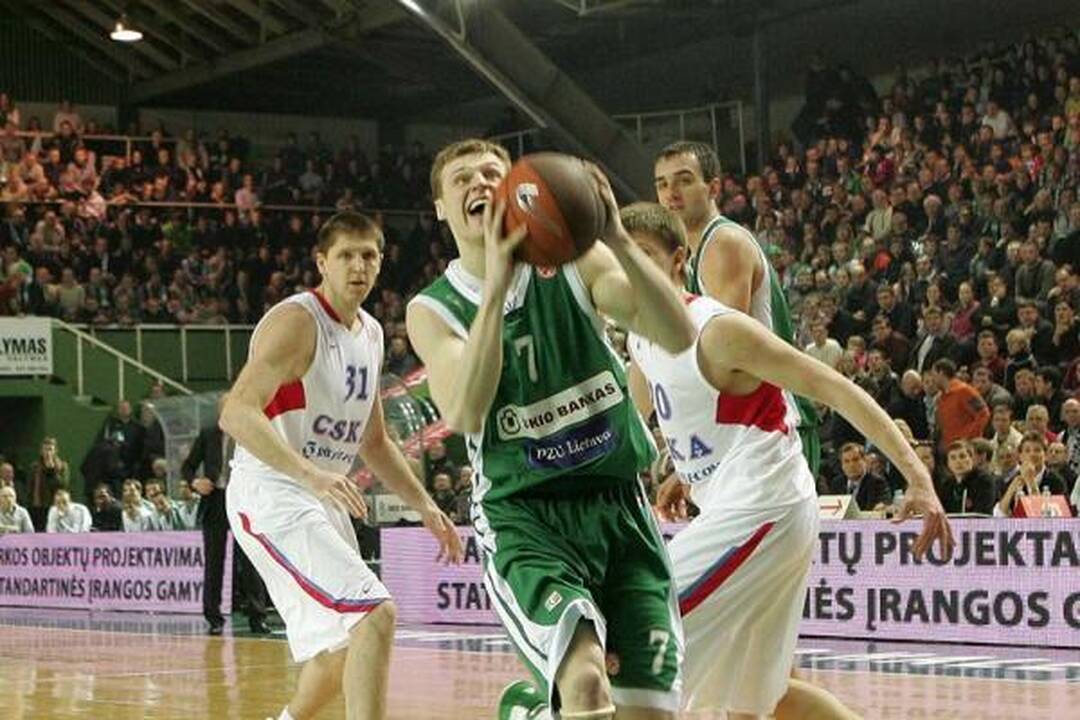 „Žalgiris“ - CSKA: dar viena nesėkmė 68:83 (papildyta)