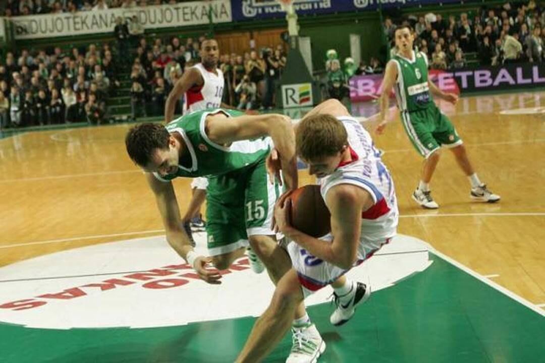 „Žalgiris“ - CSKA: dar viena nesėkmė 68:83 (papildyta)