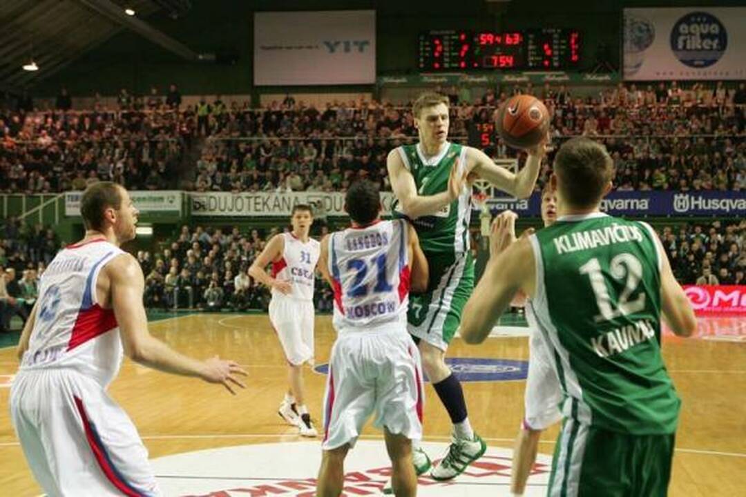 „Žalgiris“ - CSKA: dar viena nesėkmė 68:83 (papildyta)