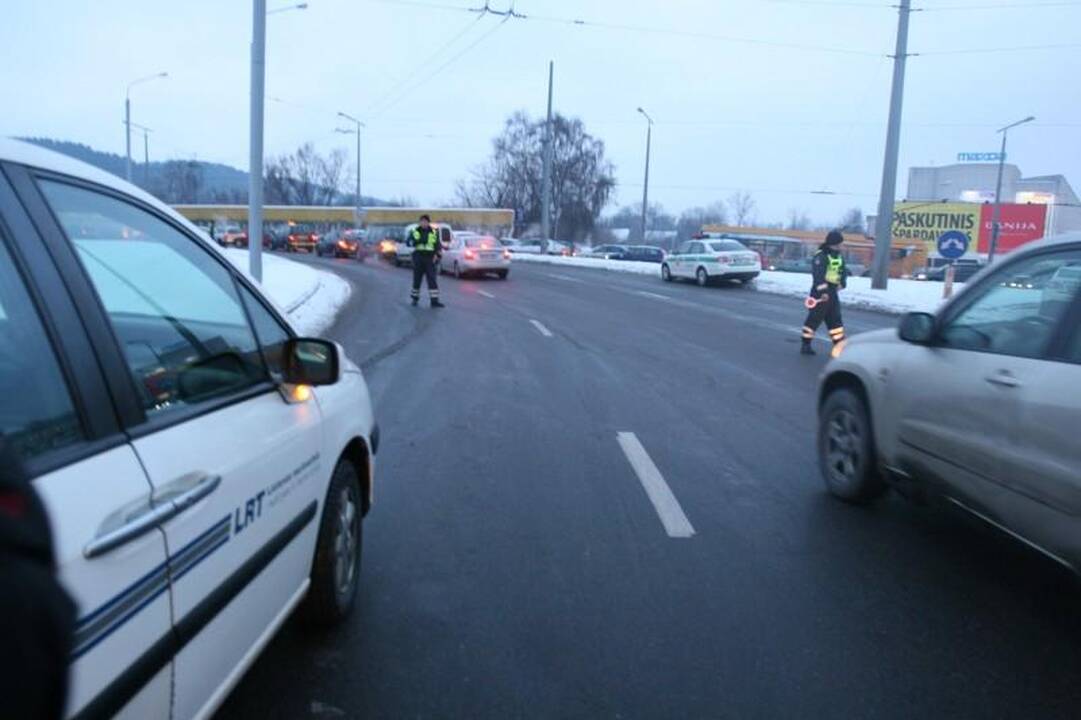 Policija baus protesto akcijoje dalyvavusius taksistus