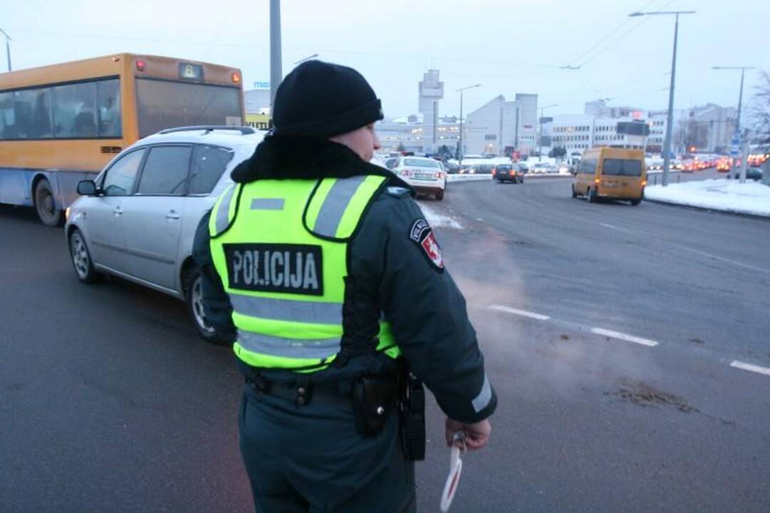 Policija baus protesto akcijoje dalyvavusius taksistus
