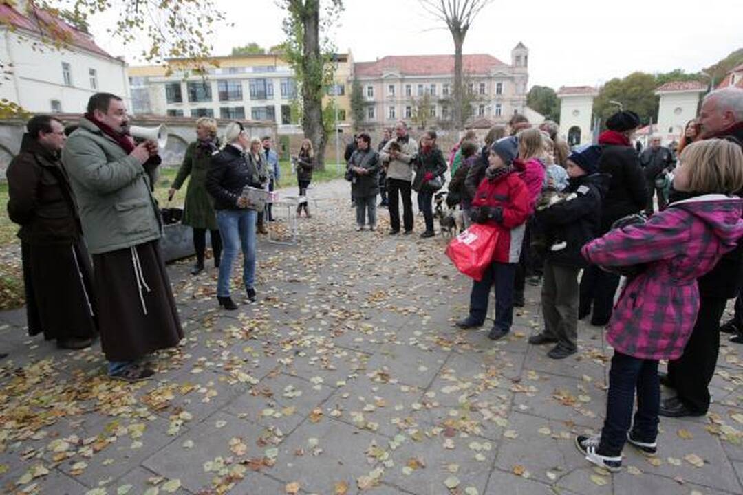 Vilniuje buvo šventinami naminiai gyvūnai