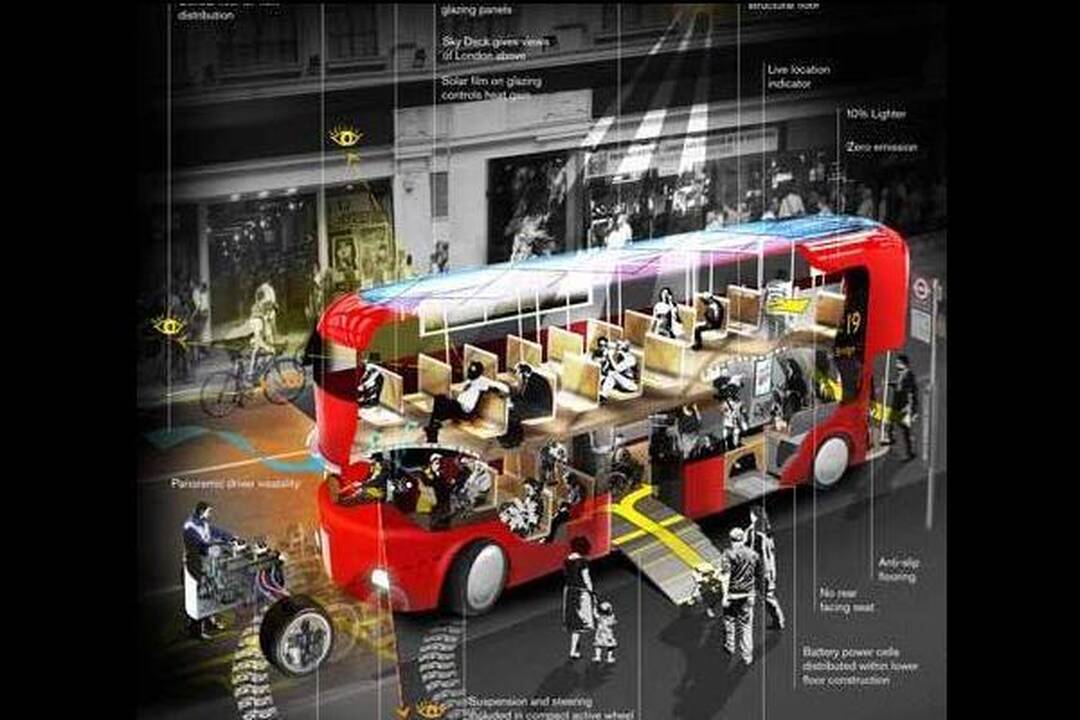 Olimpinėms žaidynėms – naujasis Londono dviaukštis 