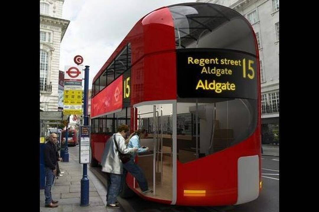 Olimpinėms žaidynėms – naujasis Londono dviaukštis 