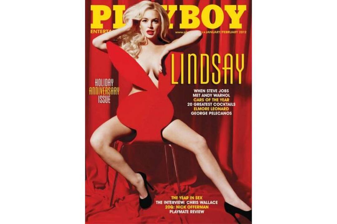 „Playboy“ žurnalo numeris su Lindsay Lohan muša pardavimo rekordus