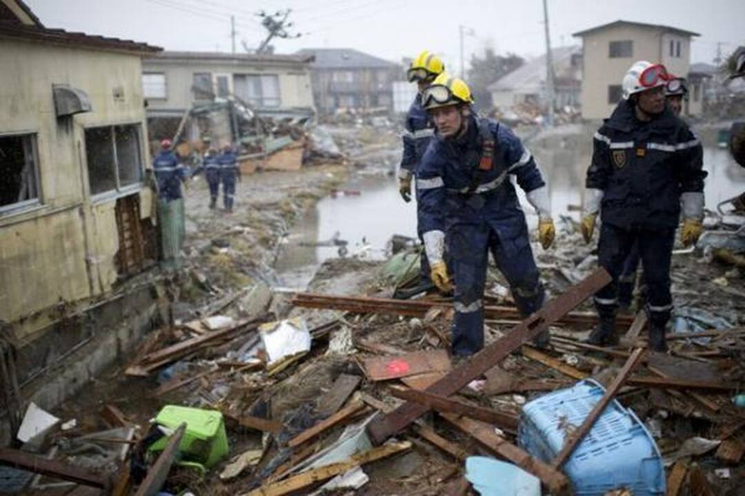 Japonai stichijos smūgį atlaikė garbingai