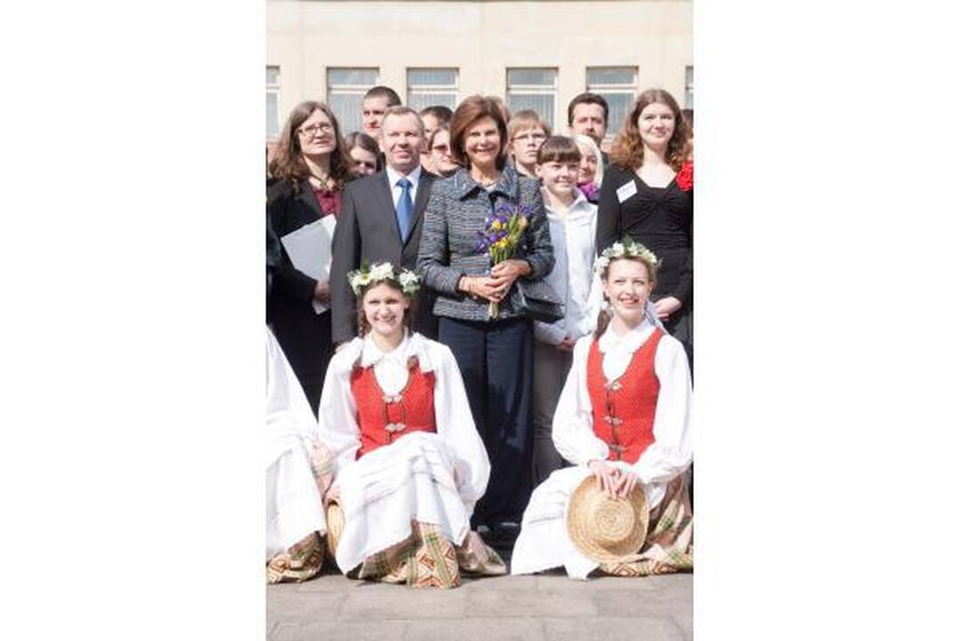 Lietuvoje vieši Švedijos karalienė Silvija (papildyta)