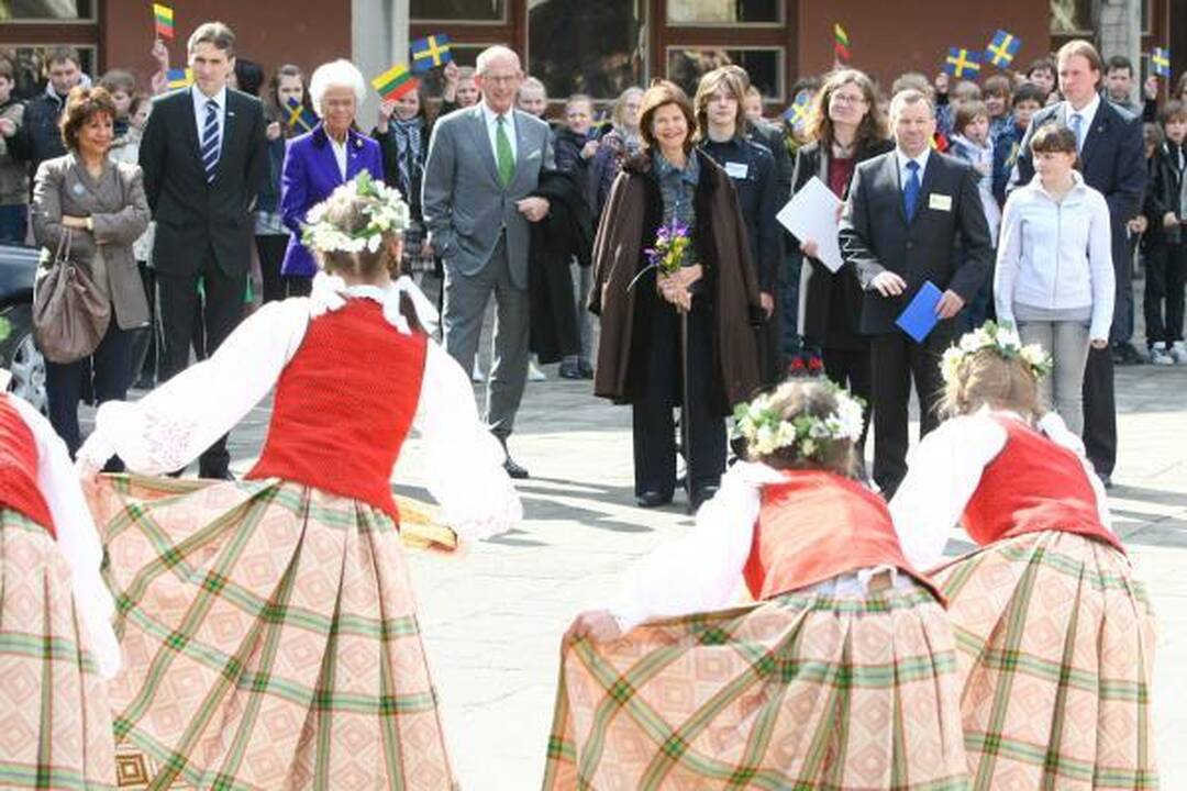 Lietuvoje vieši Švedijos karalienė Silvija (papildyta)