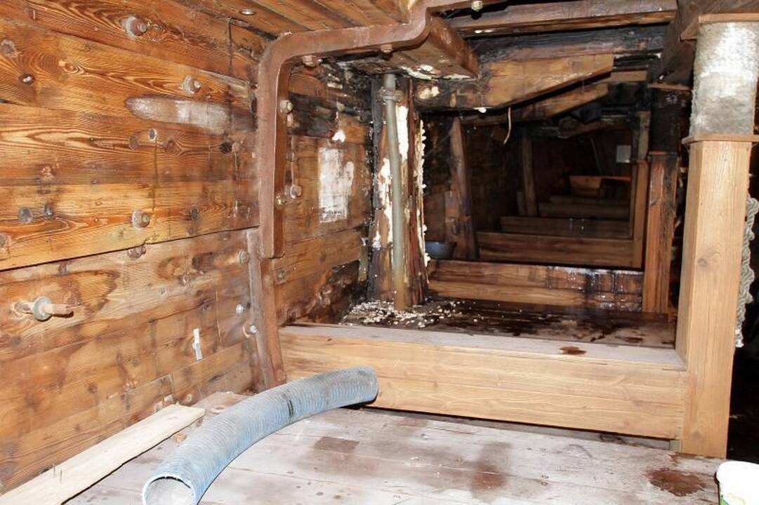 Burlaivį „Meridianas“ remontuoti temps po savaitės