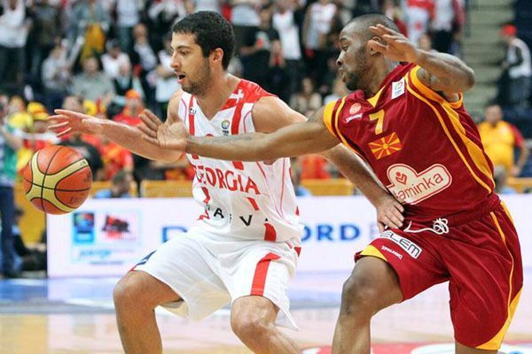 Makedonai paskutinėm sekundėm palaužė gruzinus - 65:63