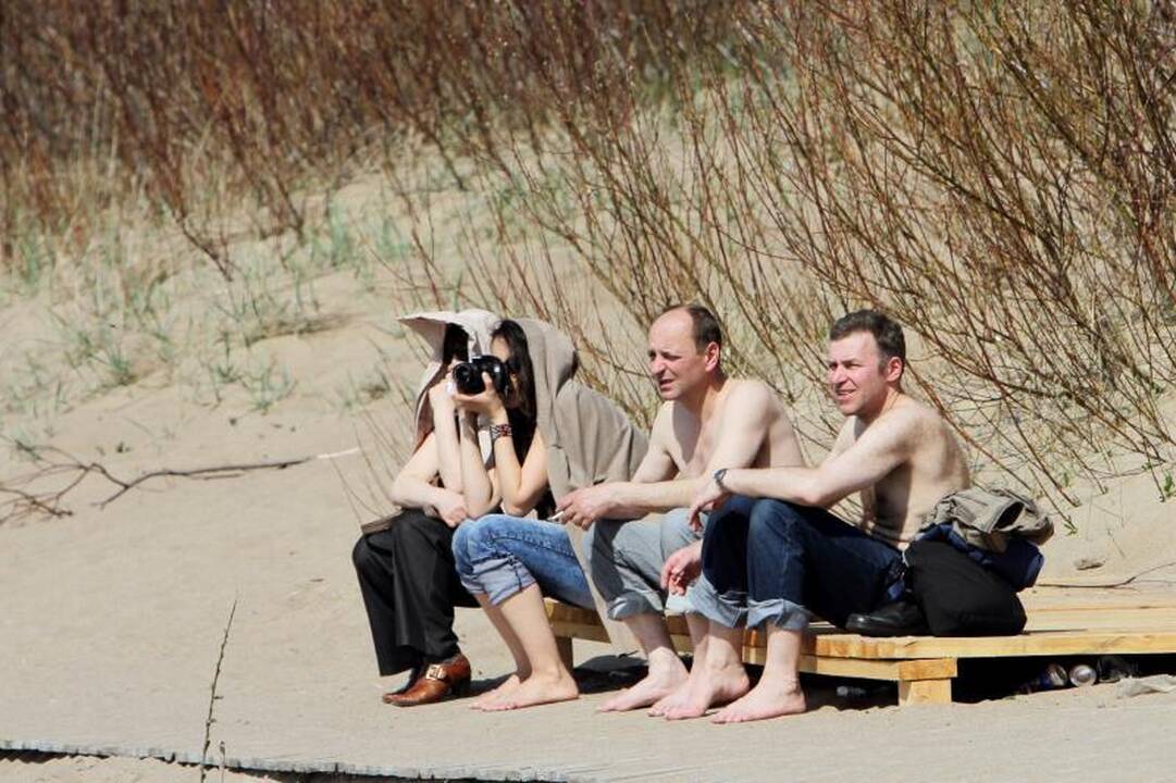 Klaipėdiečiai atidarė paplūdimių sezoną 