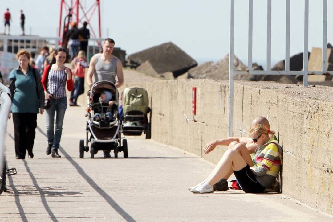 Klaipėdiečiai atidarė paplūdimių sezoną 