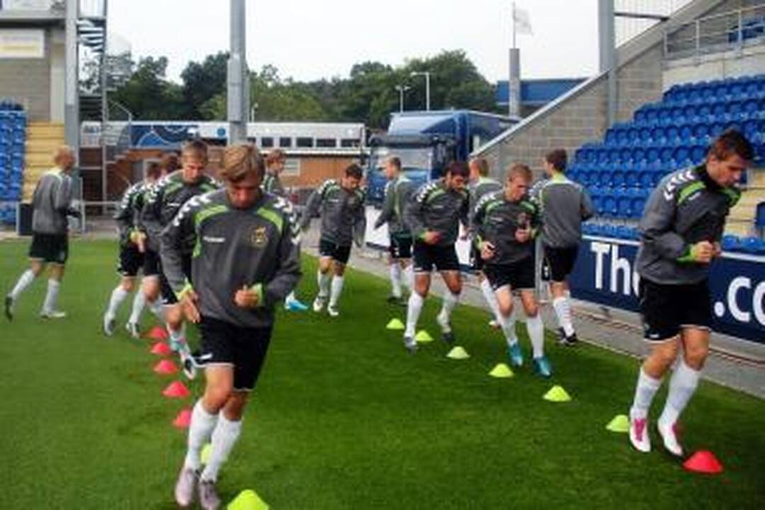 Jaunimo futbolo rinktinė grūdinsis Anglijoje