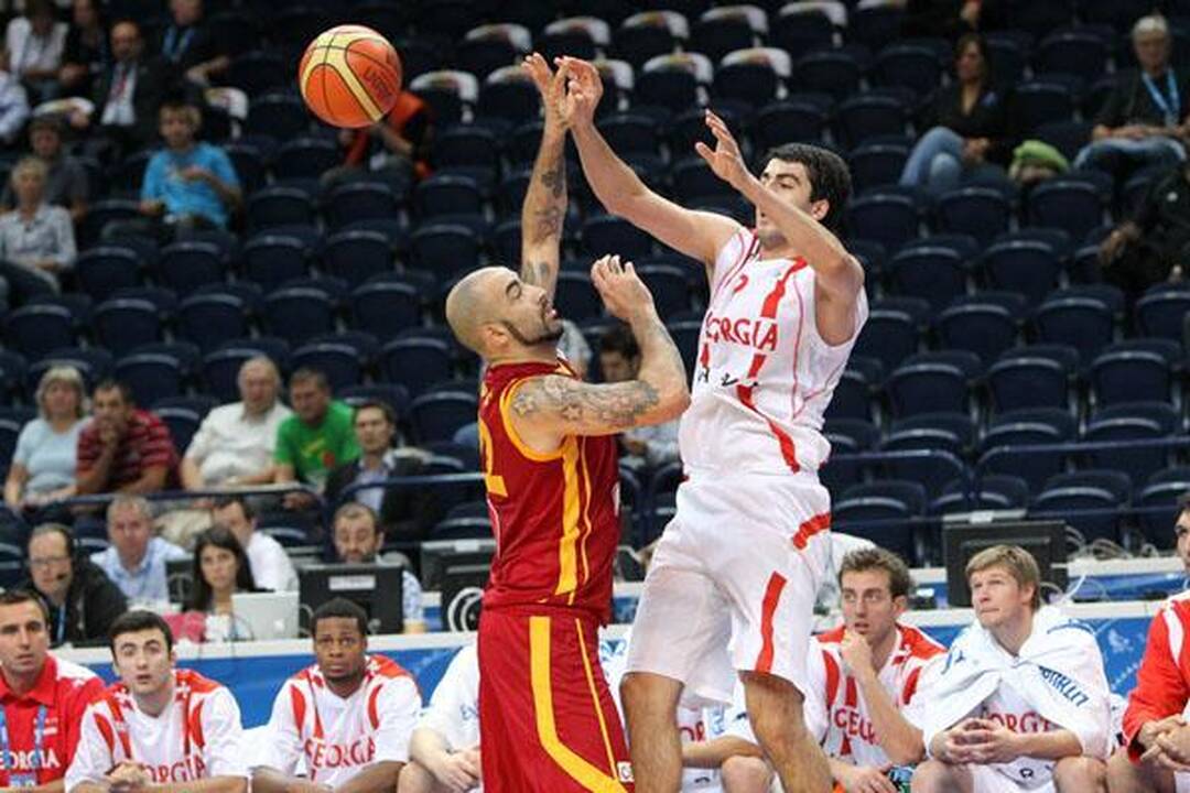 Makedonai paskutinėm sekundėm palaužė gruzinus - 65:63