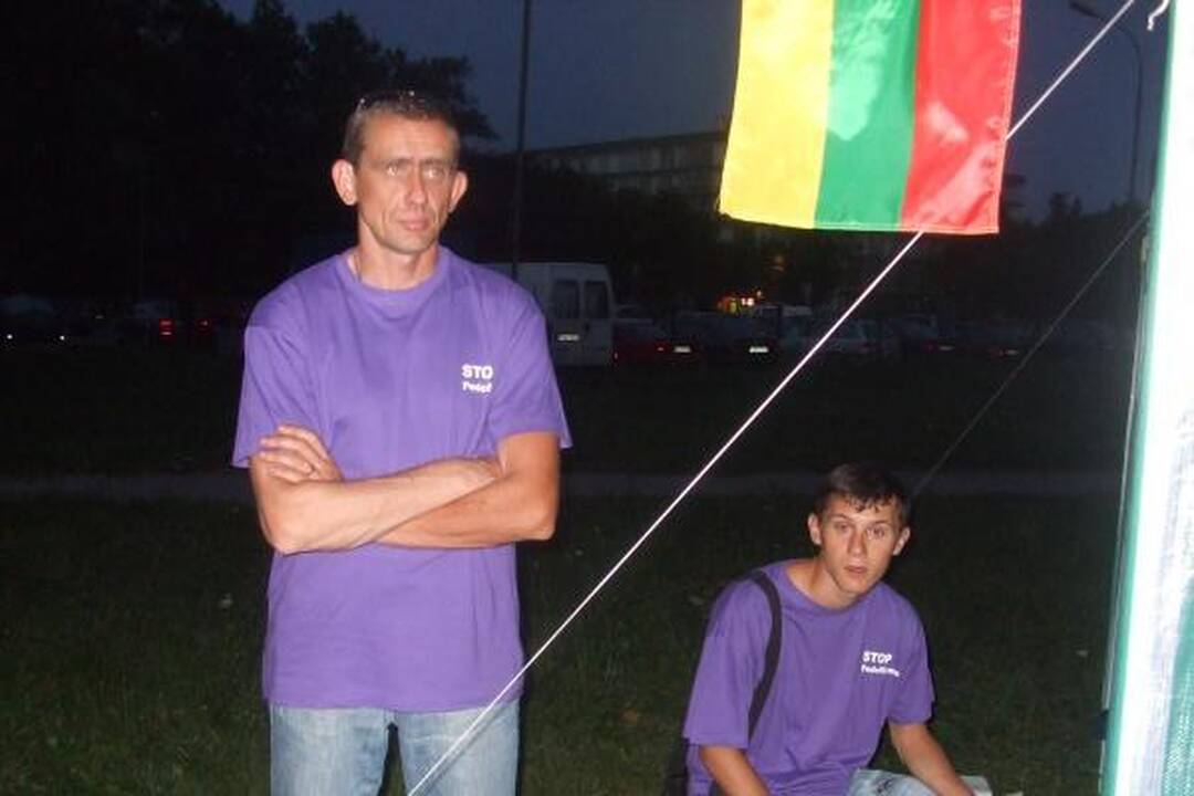 Badaujantys D.Kedžio šalininkai policijos nesulaukė