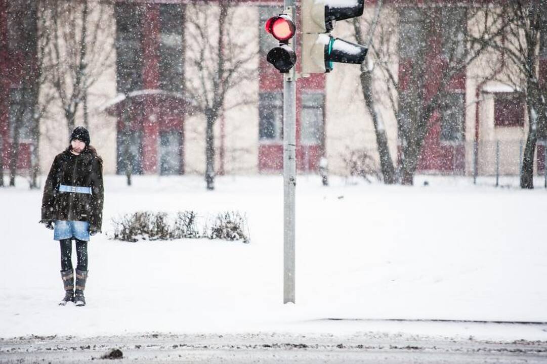 Valdininkas: nėra prasmės valyti gatvių, kai sninga!