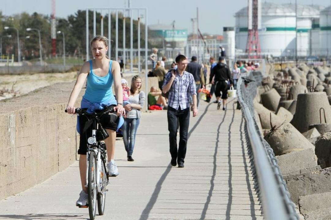 Klaipėdiečiai atidarė paplūdimių sezoną 