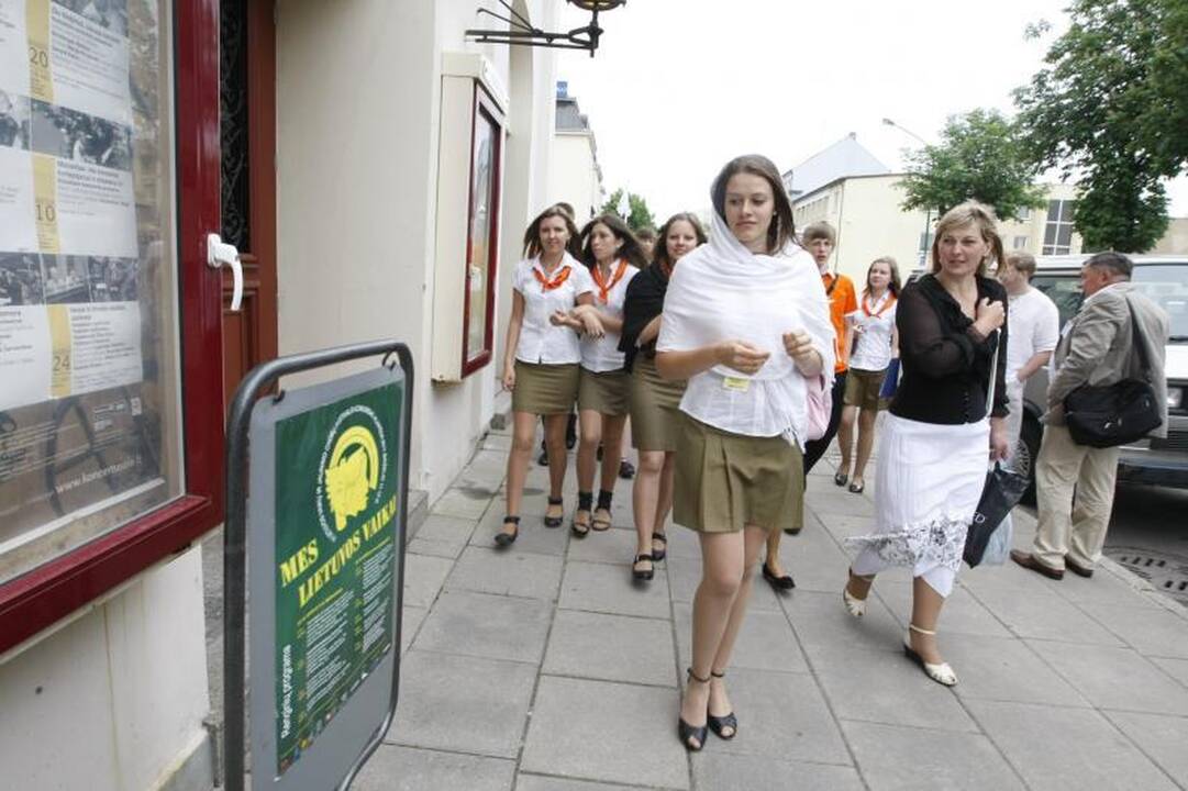 Klaipėdoje skamba tūstančių Lietuvos vaikų balsai