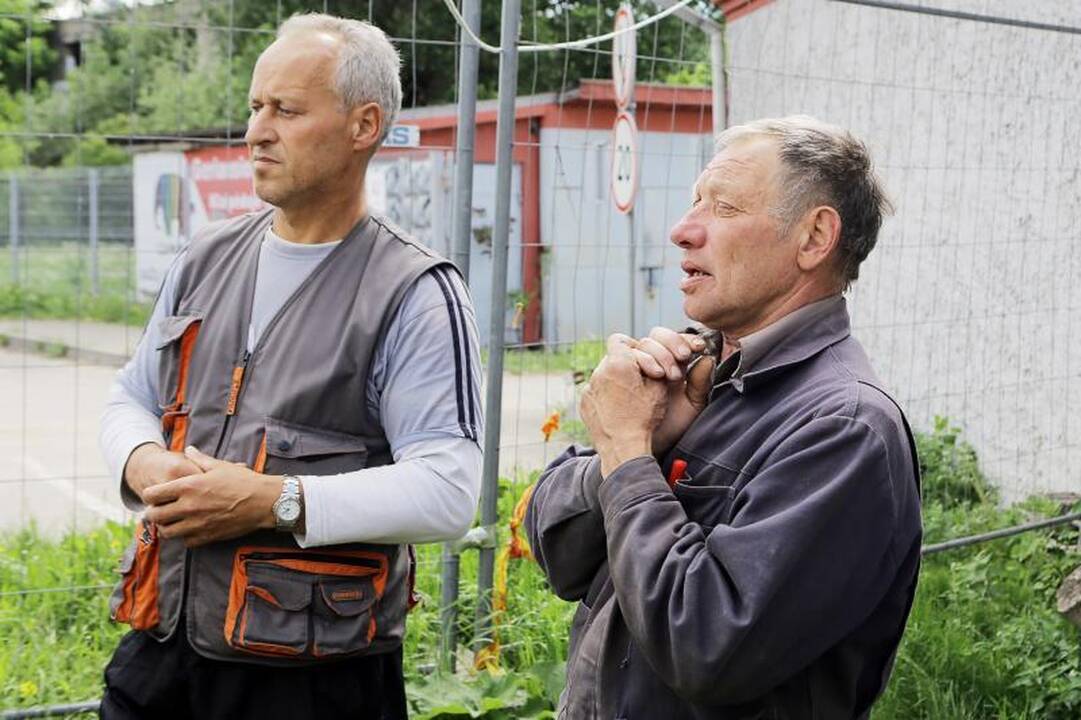 Dviračių take – atlyginimų nesulaukiančių darbininkų streikas